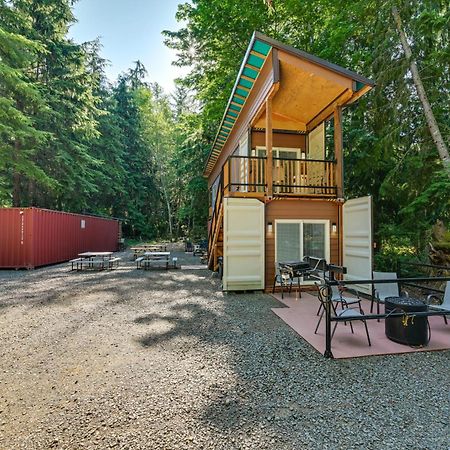 Unique Container Studio With Deck And Fire Pit! Buckley Экстерьер фото